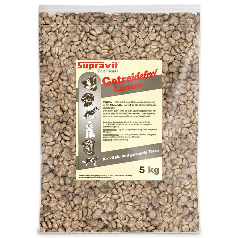 Supravit Hundetrockenfutter Lamm 5kg