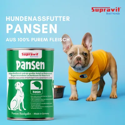 Supravit Hundenassfutter mit Pansen
