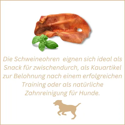 Supravit getrocknete Schweineohren 500g