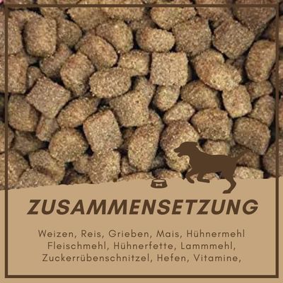 Supravit Hundefutter trocken Getreidefrei Trockenfutter mit Lamm & Reis