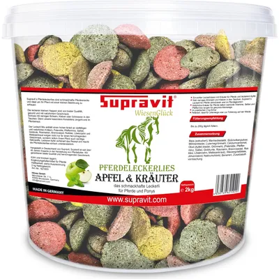Supravit Pferdeleckerli Apfel/Kräuter Supravit Pferdeleckerli Apfel/Kräuter