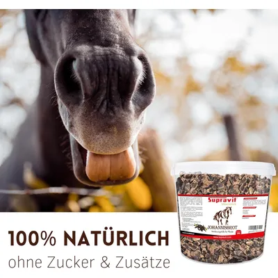 Supravit Johannisbrot - Pferdeleckerlis- Naturreines Carob Pferdefutter Supravit Johannisbrot - Pferdeleckerlis- Naturreines Carob Pferdefutter