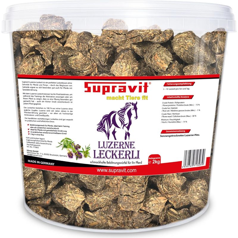 Supravit Luzerne Pferdeleckerlies 2kg