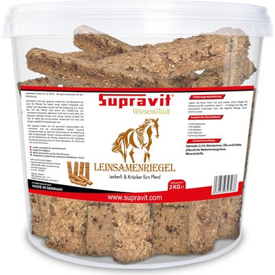Supravit Leinsamen Pferdeleckerlies 2kg