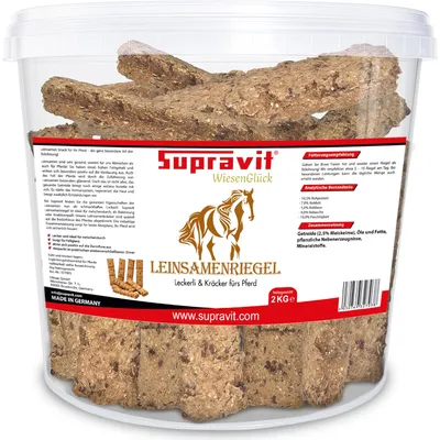 Supravit Leinsamen Pferdeleckerlies 2kg Supravit Leinsamen Pferdeleckerlies 2kg