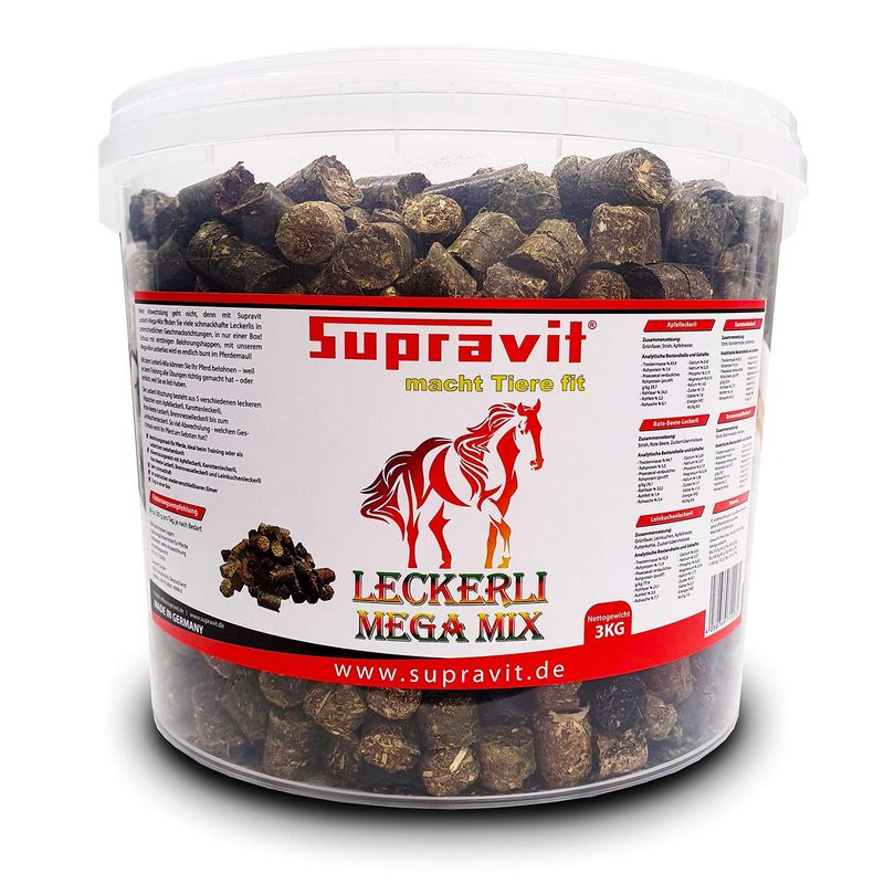 Supravit Leckerli Mega Mix für Pferde 3 kg