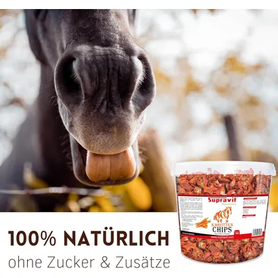 Supravit Karottenchips - Pferdeleckerlis leicht bekömmliche Möhrenchips