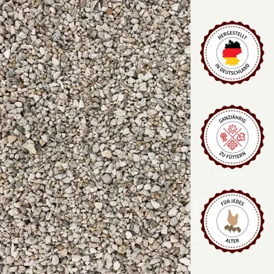 Supravit Kalkgrit für Geflügel - Futterkalk Ergänzungsfutter für Hühner Supravit Kalkgrit für Geflügel - Futterkalk Ergänzungsfutter für Hühner