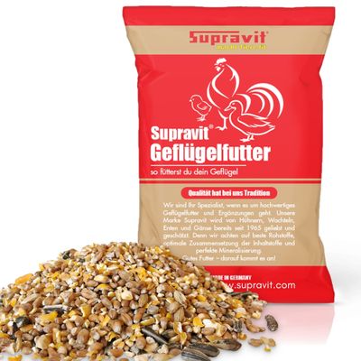 Supravit Geflügelkörnerfutter ohne Gentechnik - Körnermischung Geflügel