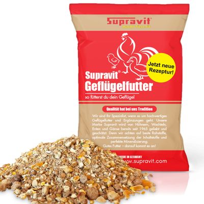 Supravit Legemehl  mit Oregano für Hühner GVO - Gentechnik frei