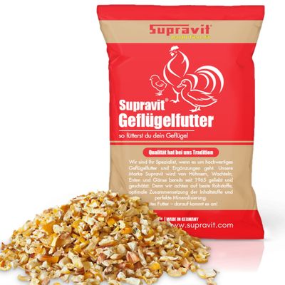 Supravit Maisbruch - Mais geschrotet trocken für Geflügel & Pferde