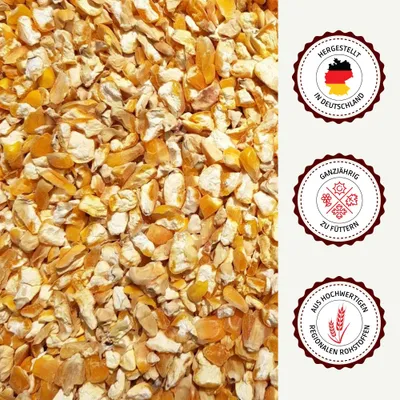 Supravit Maisbruch - Mais geschrotet trocken für Geflügel & Pferde Supravit Maisbruch - Mais geschrotet trocken für Geflügel & Pferde