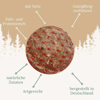 Orni 100 Insektenknödel mit Netz Orni 100 Insektenknödel mit Netz