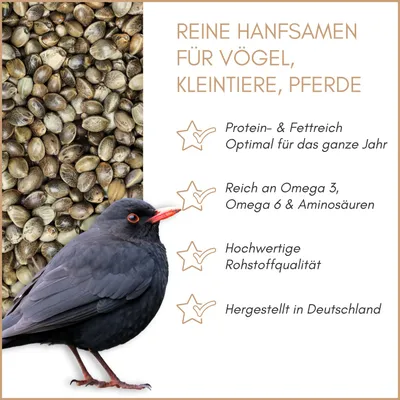 Supravit Hanfsamen Vogelfutter Supravit Hanfsamen Vogelfutter