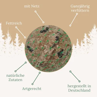 Orni 100 Maisenknödel mit Netz Orni 100 Maisenknödel mit Netz