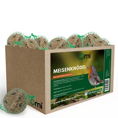 Orni 100 Insektenknödel mit Netz