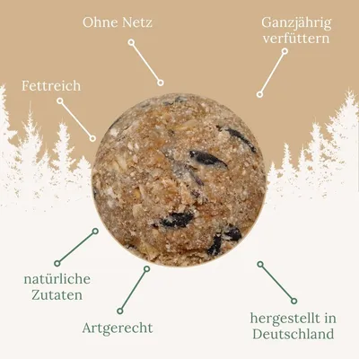 Orni Meisenknödel ohne Netz 100 Stück Orni Meisenknödel ohne Netz 100 Stück