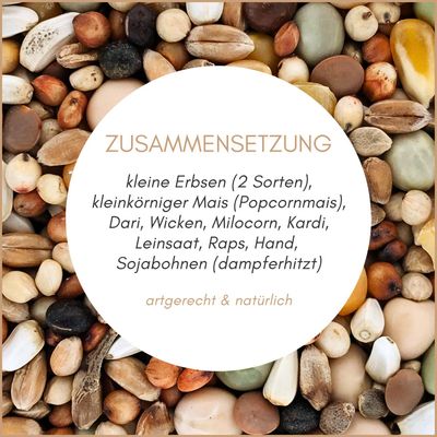 Taubenfutter Vorratspack - Ganzjahresfutter für verschiedene Bedürfnisse