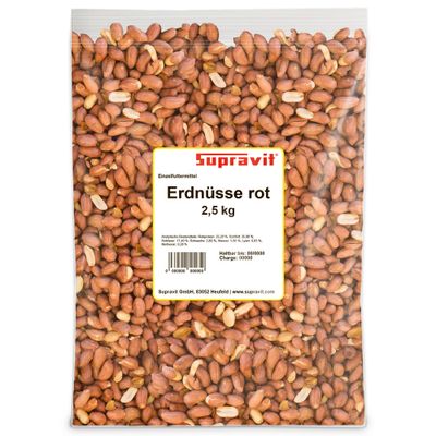 Supravit Erdnüsse rot mit Haut