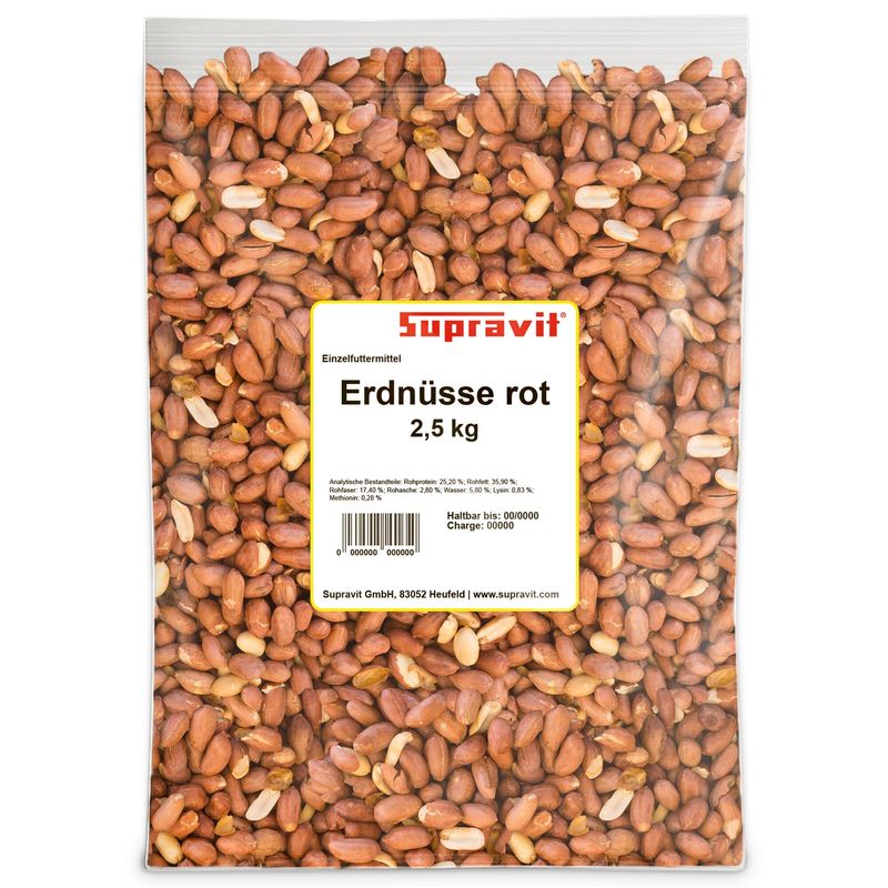 Supravit Erdnüsse rot mit Haut