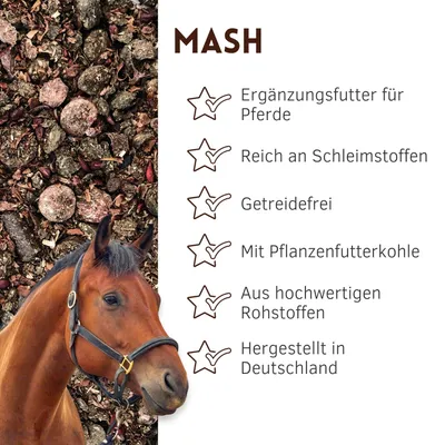 Supravit WIESENGLÜCK Mash für Pferde - melassefreies Pferdefutter