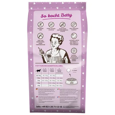 Betty's Landhausküche Trockenfutter Hühnchen mit Pute