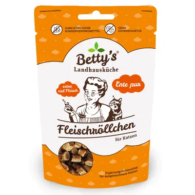 Betty's Landhausküche Katze Fleischröllchen Ente pur Betty's Landhausküche Katze Fleischröllchen Ente pur