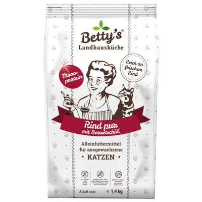 Betty's Landhausküche Trockenfutter Rind pur Betty's Landhausküche Trockenfutter Rind pur