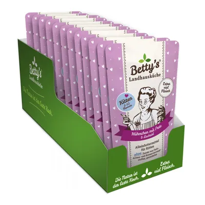 Betty's Landhausküche Frischebeutel Kitten Huhn Pute