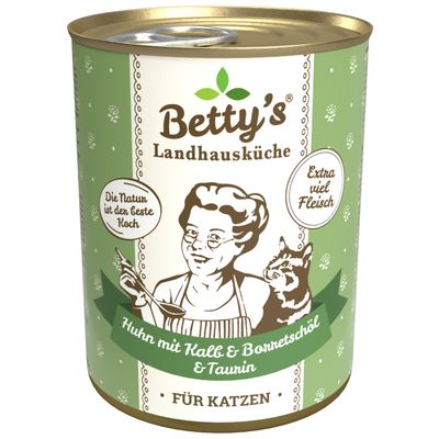 Betty's Landhausküche Huhn mit Kalb & Borretschöl Huhn & Kalb 6 x 400g