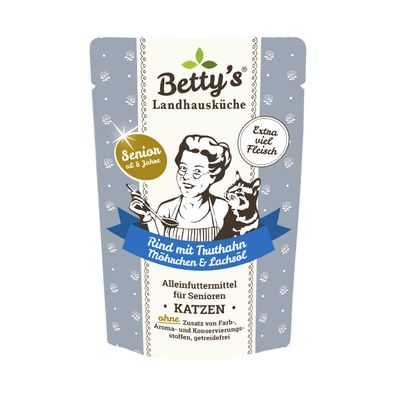 Betty's Landhausküche SENIOR Frischebeutel Huhn Rind