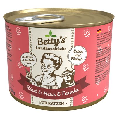 Betty's Landhausküche Rind & Herz Rind & Herz 6 x 200g