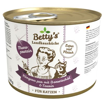 Betty's Landhausküche Känguru Pur Känguru pur 6 x 200g