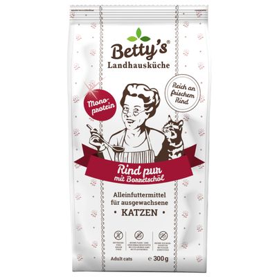 Betty's Landhausküche Trockenfutter Rind pur Rind pur Trofu 1 x 300g