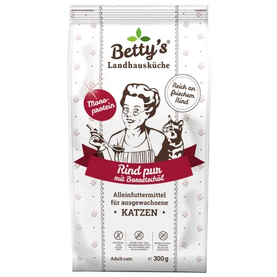 Betty's Landhausküche Trockenfutter Rind pur Betty's Landhausküche Trockenfutter Rind pur