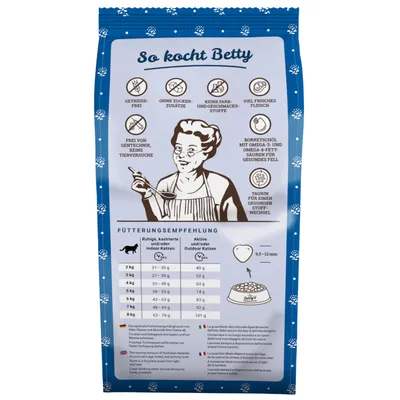 Betty's Landhausküche Trockenfutter Huhn Forelle Betty's Landhausküche Trockenfutter Huhn Forelle