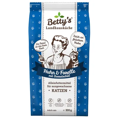 Betty's Landhausküche Trockenfutter Huhn Forelle Betty's Landhausküche Trockenfutter Huhn Forelle