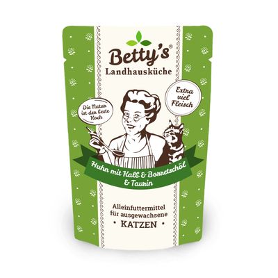 Betty's Landhausküche Frischebeutel Huhn mit Kalb Huhn & Kalb 12 x 100g