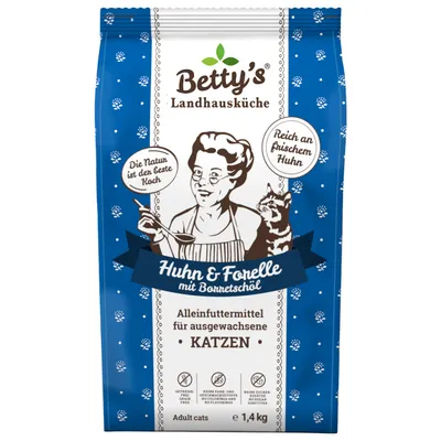 Betty's Landhausküche Trockenfutter Huhn Forelle Betty's Landhausküche Trockenfutter Huhn Forelle