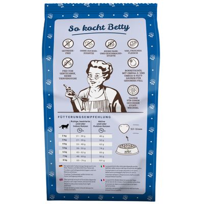 Betty's Landhausküche Trockenfutter Huhn Forelle