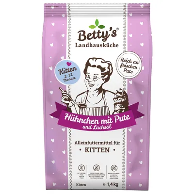 Betty's Landhausküche Trockenfutter Hühnchen mit Pute
