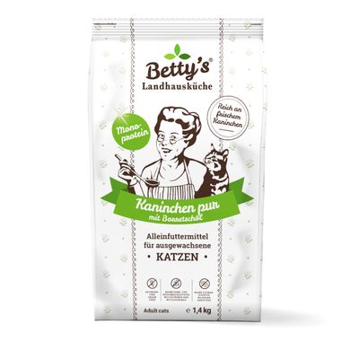 Betty's Landhausküche Trockenfutter Kaninchen pur Kaninchen pur Trofu 1 x 1,4kg
