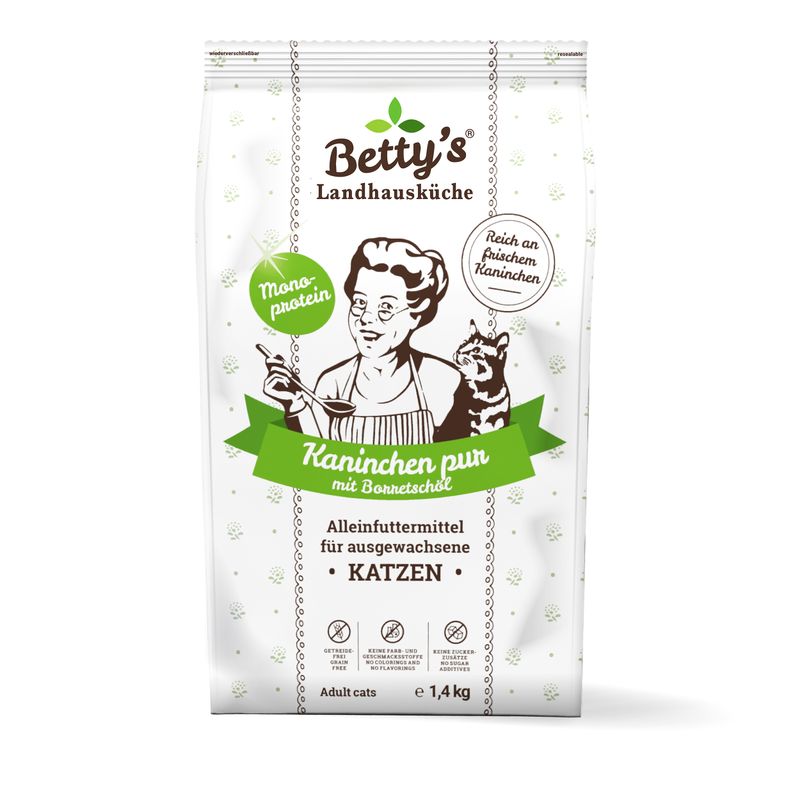 Betty's Landhausküche Trockenfutter Kaninchen pur