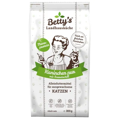 Betty's Landhausküche Trockenfutter Kaninchen pur Betty's Landhausküche Trockenfutter Kaninchen pur