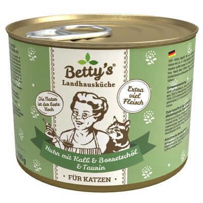Betty's Landhausküche Huhn mit Kalb & Borretschöl Huhn & Kalb 6 x 200g
