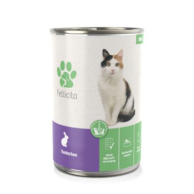 Fellicita Nassfutter Kaninchen pur