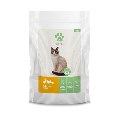 Fellicita Nassfutter Huhn, Pute & Gans