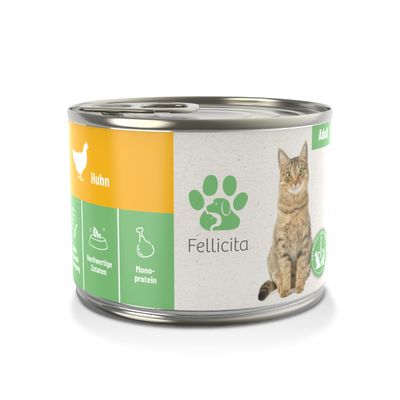 Fellicita Nassfutter Huhn pur