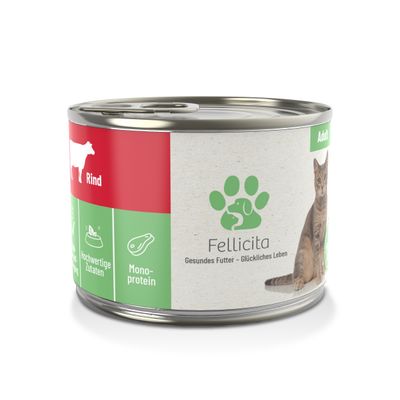 Fellicita Nassfutter Rind pur