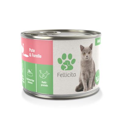 Fellicita Nassfutter Pute & Forelle